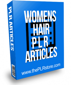 Womens Hair PLR Articles with Private Label Rights