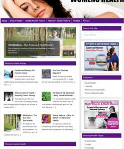 Womens Health PLR Website