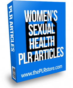 womens sexual health plr articles