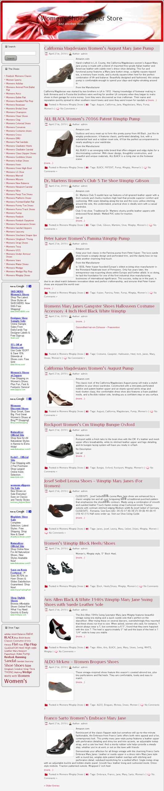 Womens Shoes Pre-Loaded Amazon PLR Store with Adsense - Image 3