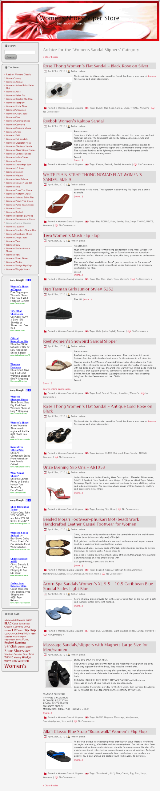 Womens Shoes Pre-Loaded Amazon PLR Store with Adsense - Image 2