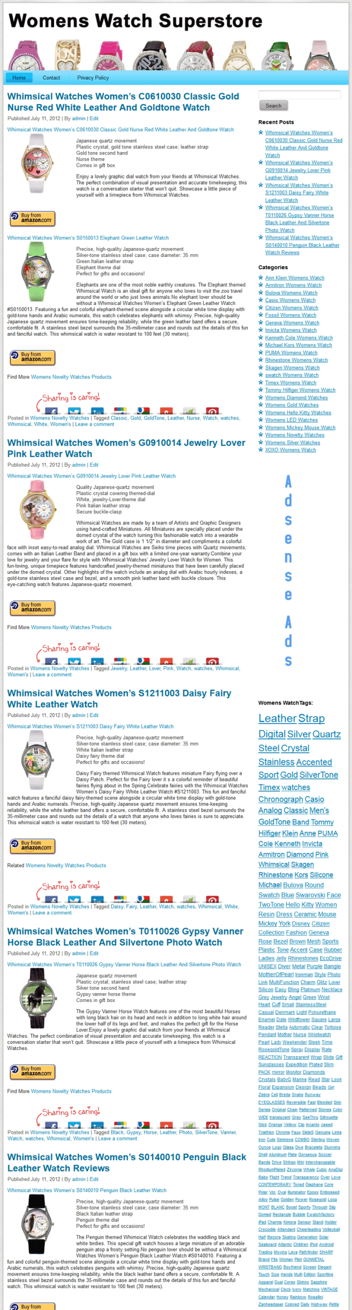 Womens Watches PLR Amazon Store Website - Image 2