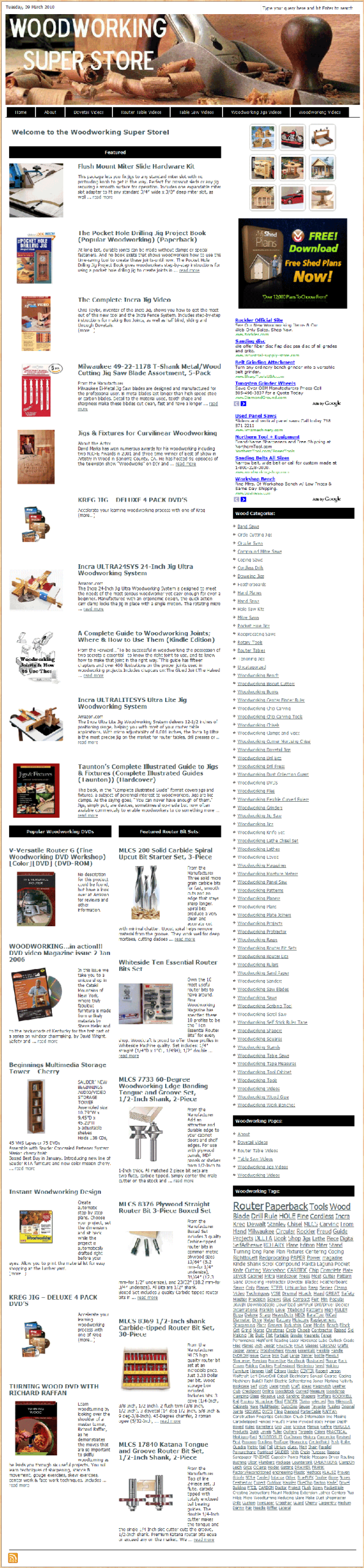 Woodworking PLR Website Pre-Loaded Amazon Store - Image 2
