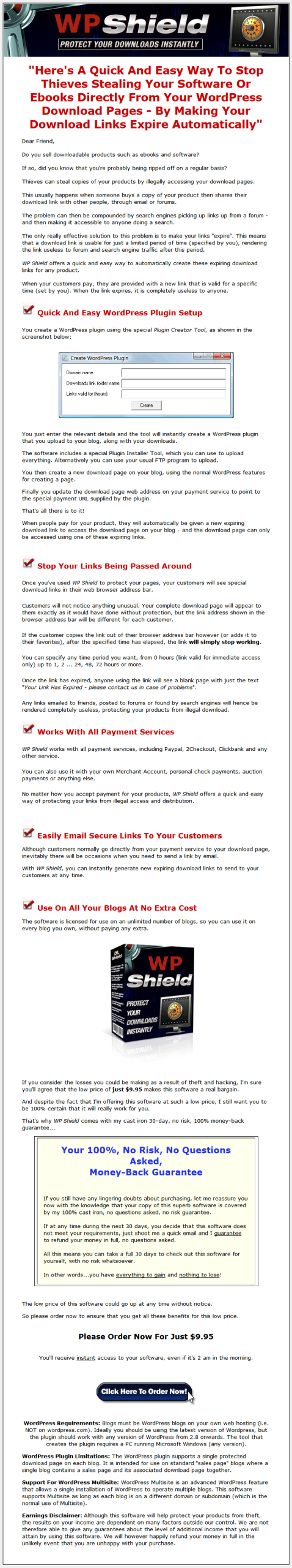 Wordpress Shield MRR Software - Image 2