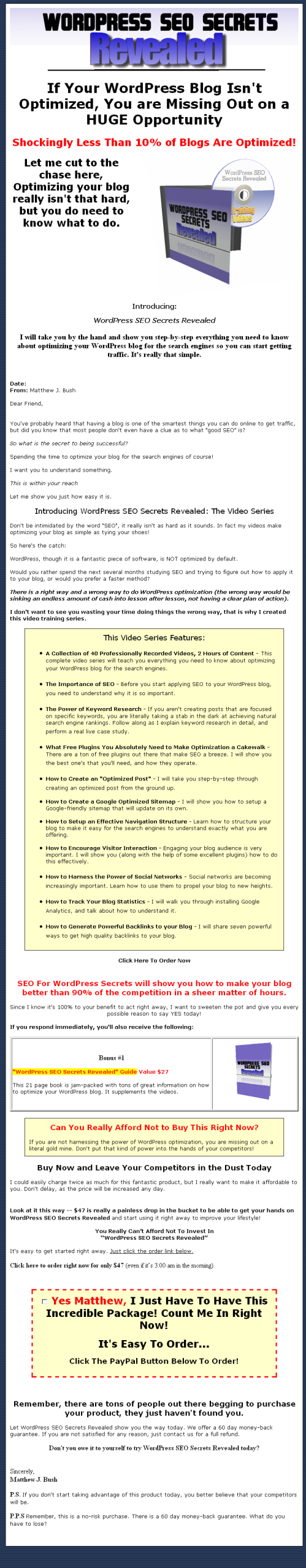 Wordpress SEO Secrets Revealed MRR Video Series - Image 2