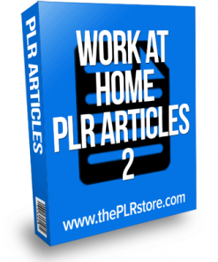 work at home plr articles 2