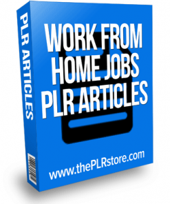 work from home jobs plr articles