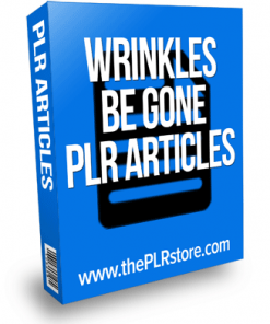 wrinkles be gone plr articles