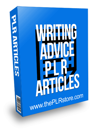 Writing Advice PLR Articles