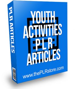 Youth Activities PLR Articles