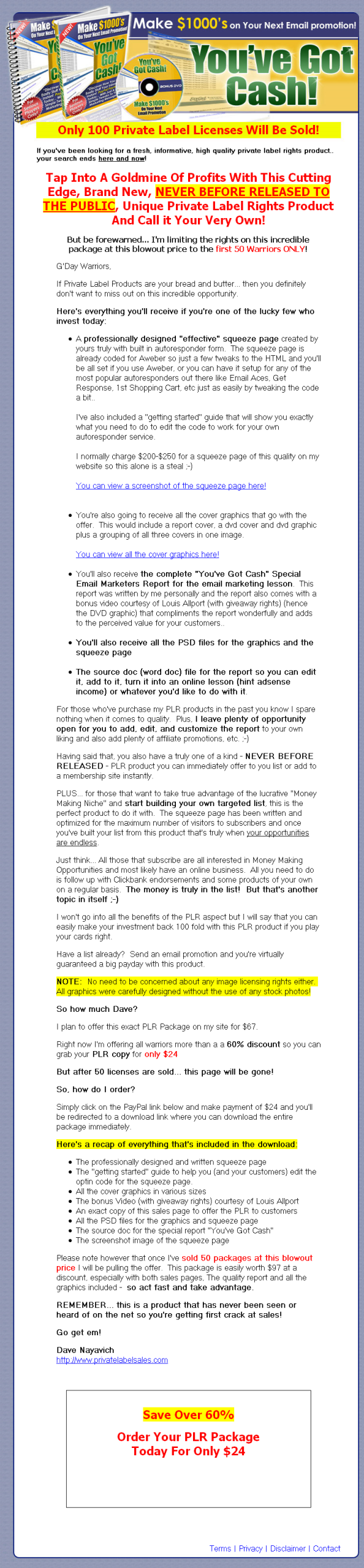 You've Got Cash PLR eBook - Image 2