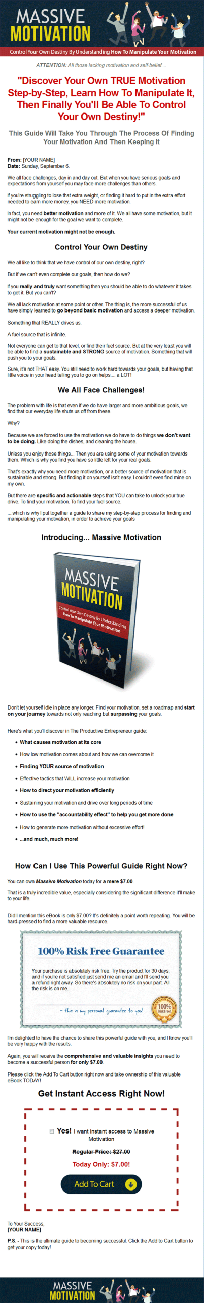 Massive Motivation MRR Ebook - Image 2