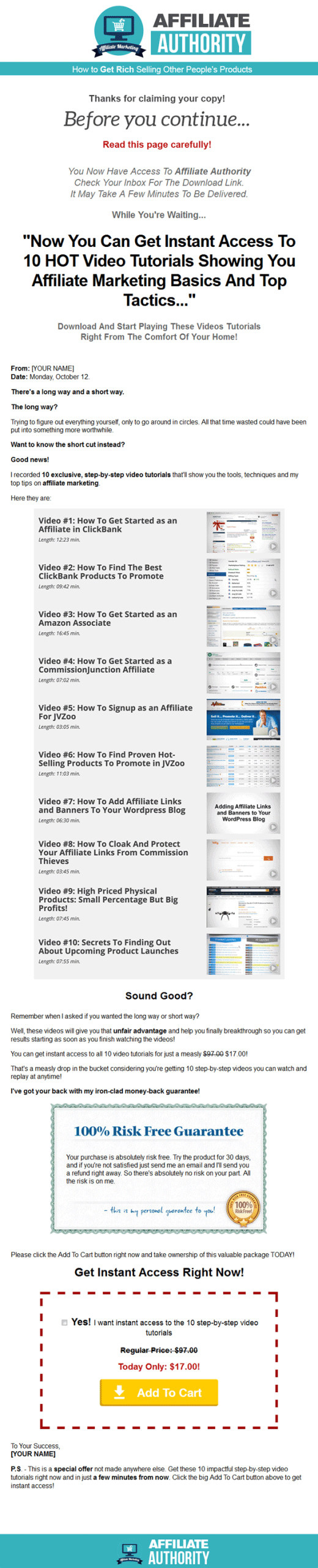 Affiliate Marketing Authority Ebook and Videos MRR - Image 4