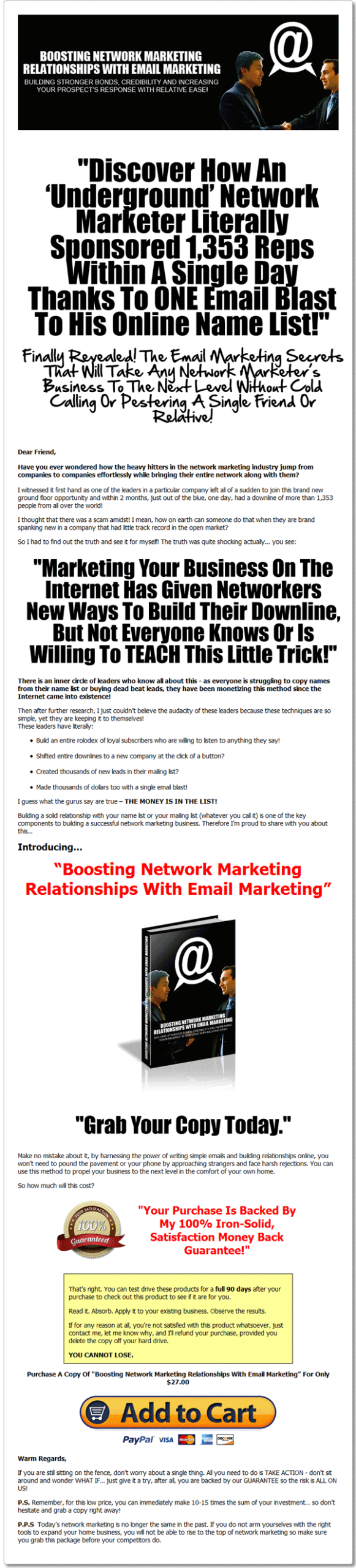Boosting Network Marketing Relationships with Email MRR Ebook - Image 2