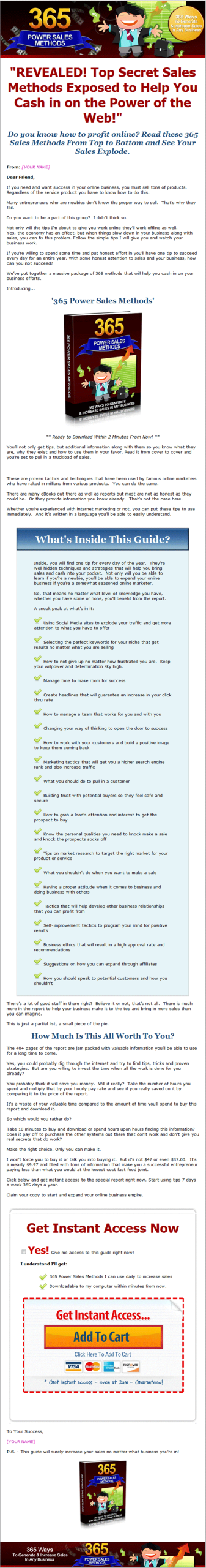 365 Power Sales Methods MRR Ebook - Image 2