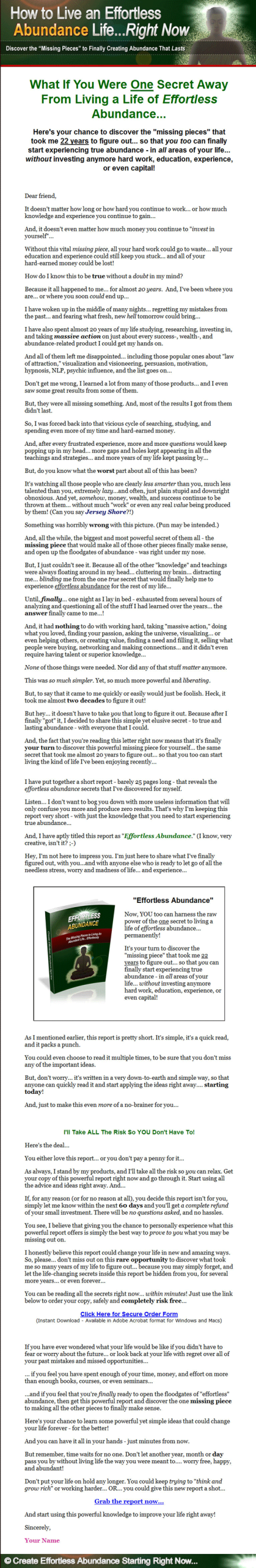 Effortless Abundance Ebook MRR - Image 2