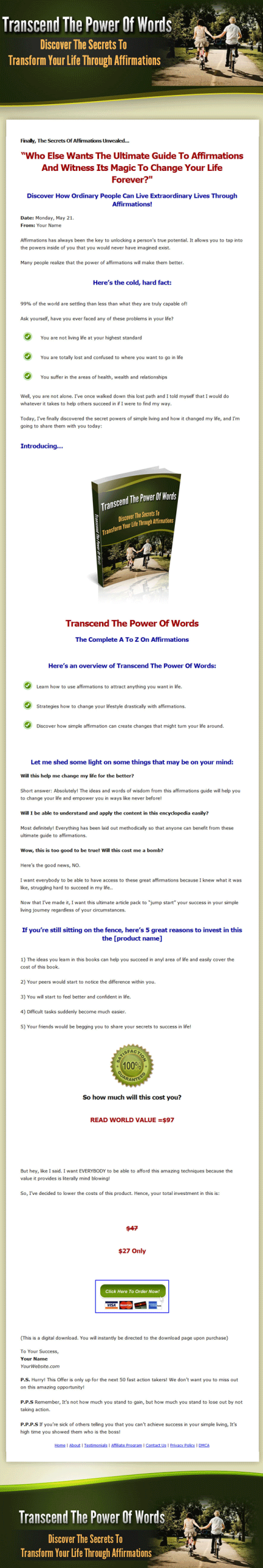 Transcend The Power of Words MRR Ebook - Image 2