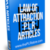 Law of Attraction PLR Articles