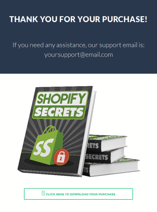 Shopify Secrets Ebook Deluxe MRR Package | The PLR Store
