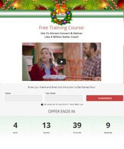 christmas plr squeeze page templates