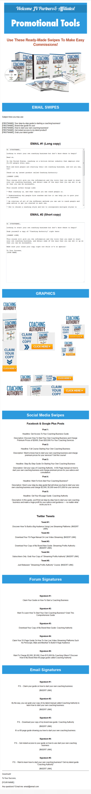 Coaching Authority Ebook and Videos Package MRR - Image 7