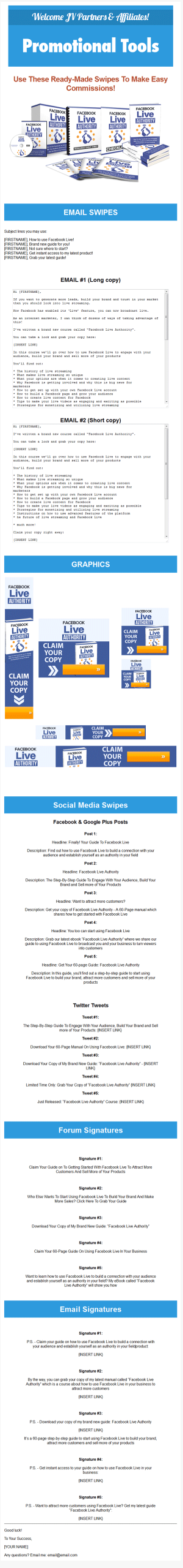 Facebook Live Authority Ebook and Videos Package MRR - Image 6