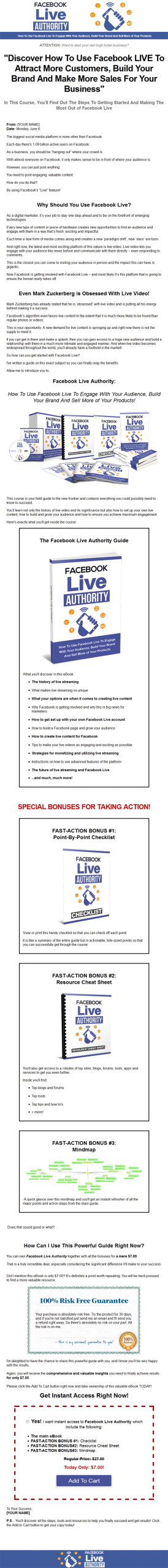 Facebook Live Authority Ebook and Videos Package MRR - Image 2
