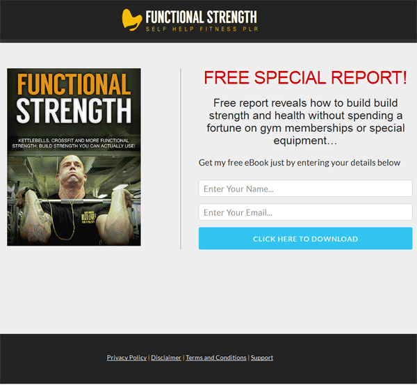 functional strength training ebook and videos