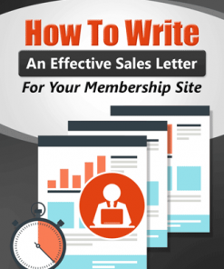 membership site sales letter creation plr ebook