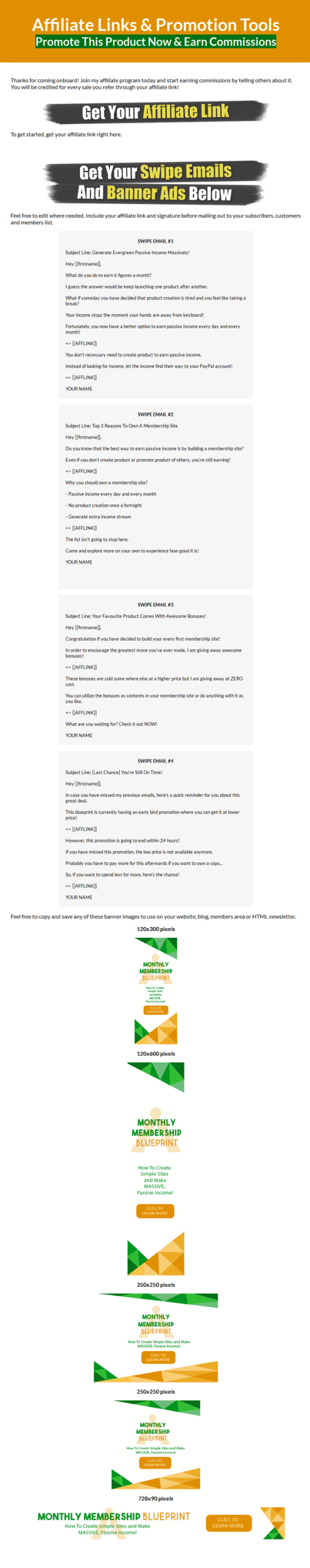 monthly membership blueprint ebook and videos
