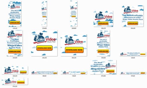 Sales Video Assets PLR Graphics Package with Private Label Rights | The ...