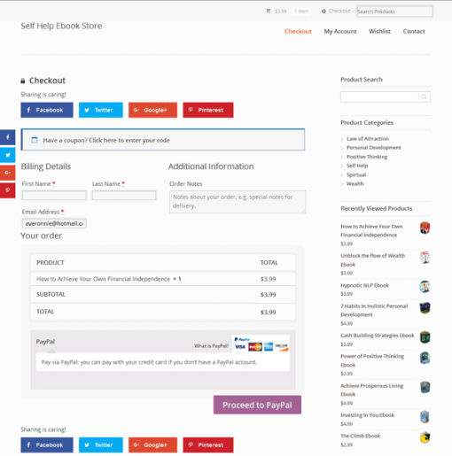 Self Help Ecommerce Digital Products Store PLR Website | The PLR Store
