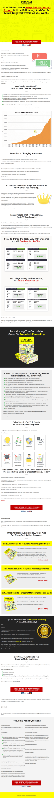 snapchat marketing ebook and video