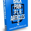 Back Pain PLR Articles 2