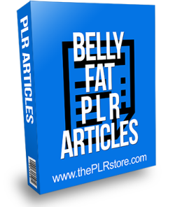 Belly Fat PLR Articles