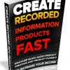 create recorded information products plr ebook