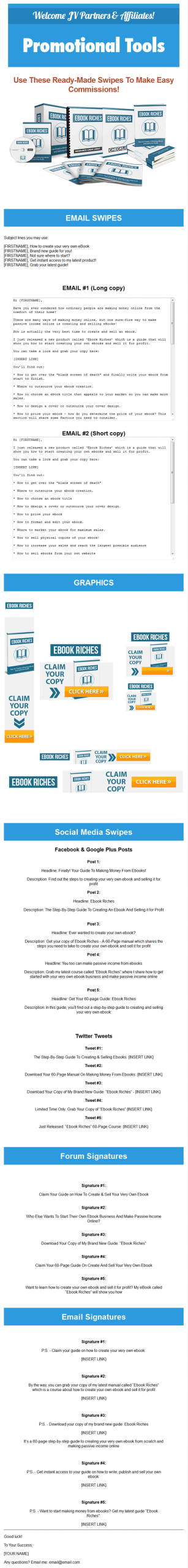 ebook riches ebook and videos