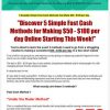 fast cash methods ready to sell plr