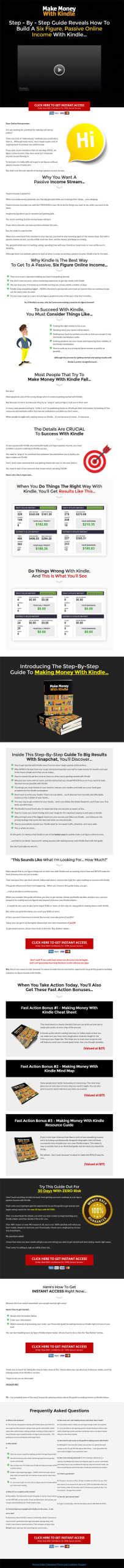 make money with kindle ebook and videos