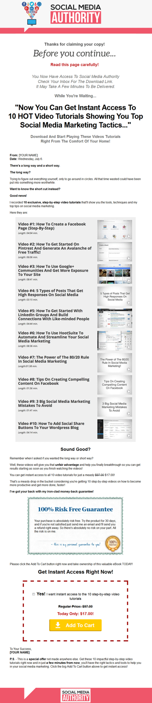Social Media Authority Ebook and Videos Package MRR | The PLR Store