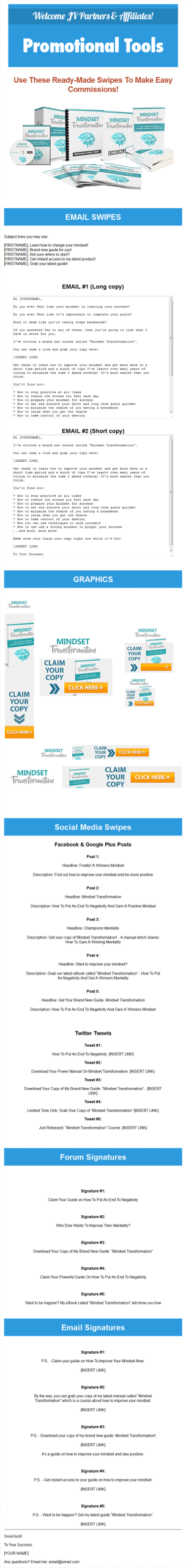 Mindset Transformation Ebook and Videos MRR Package - Image 7