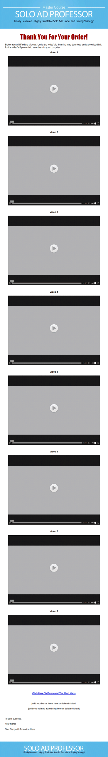 Solo Ad Professor PLR Videos Ready To Sell Package - Image 3