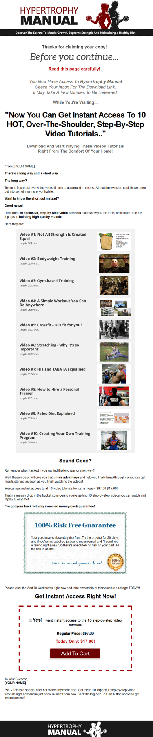 Hypertrophy Ebook and Videos with Master Resale Rights - Image 4