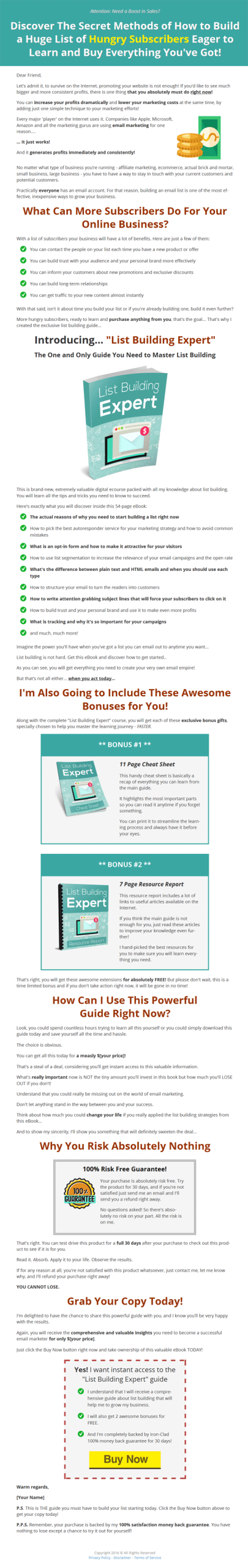 Listbuilding Expert Ebook and Videos with Master Resale Rights - Image 2