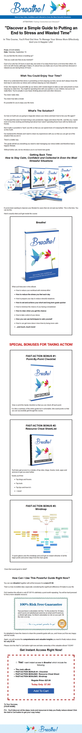 stress management ebook and videos