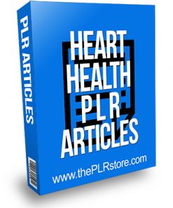 Heart Health PLR Articles