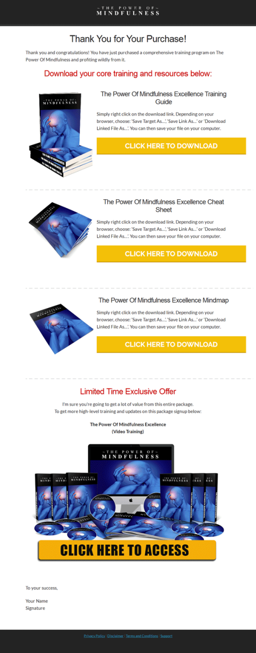 Power Of Mindfulness Ebook and Videos with Master Resale Rights | The ...