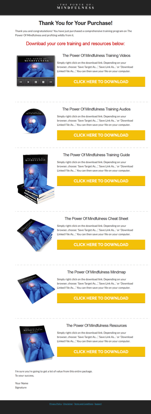 Power Of Mindfulness Ebook and Videos with Master Resale Rights | The ...