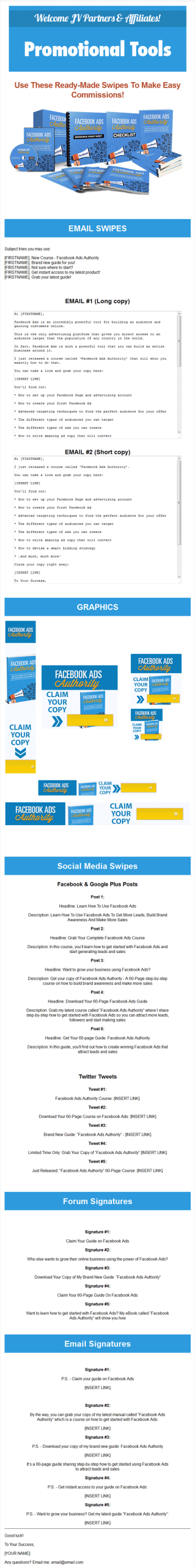 facebook ads success ebook and videos