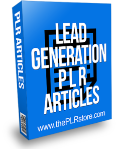 Lead Generation PLR Articles
